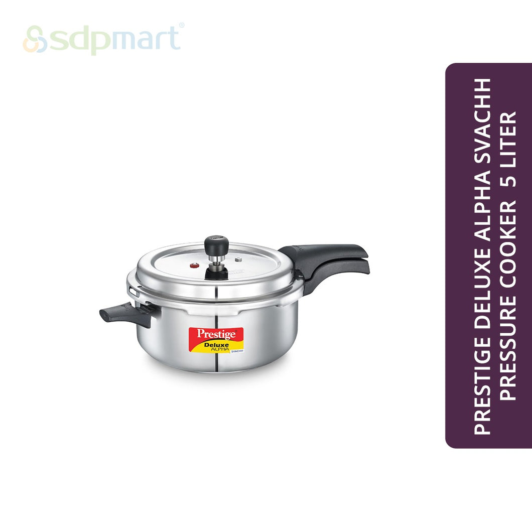 Prestige Deluxe Alpha Svachh Pressure Cooker 5 Liter